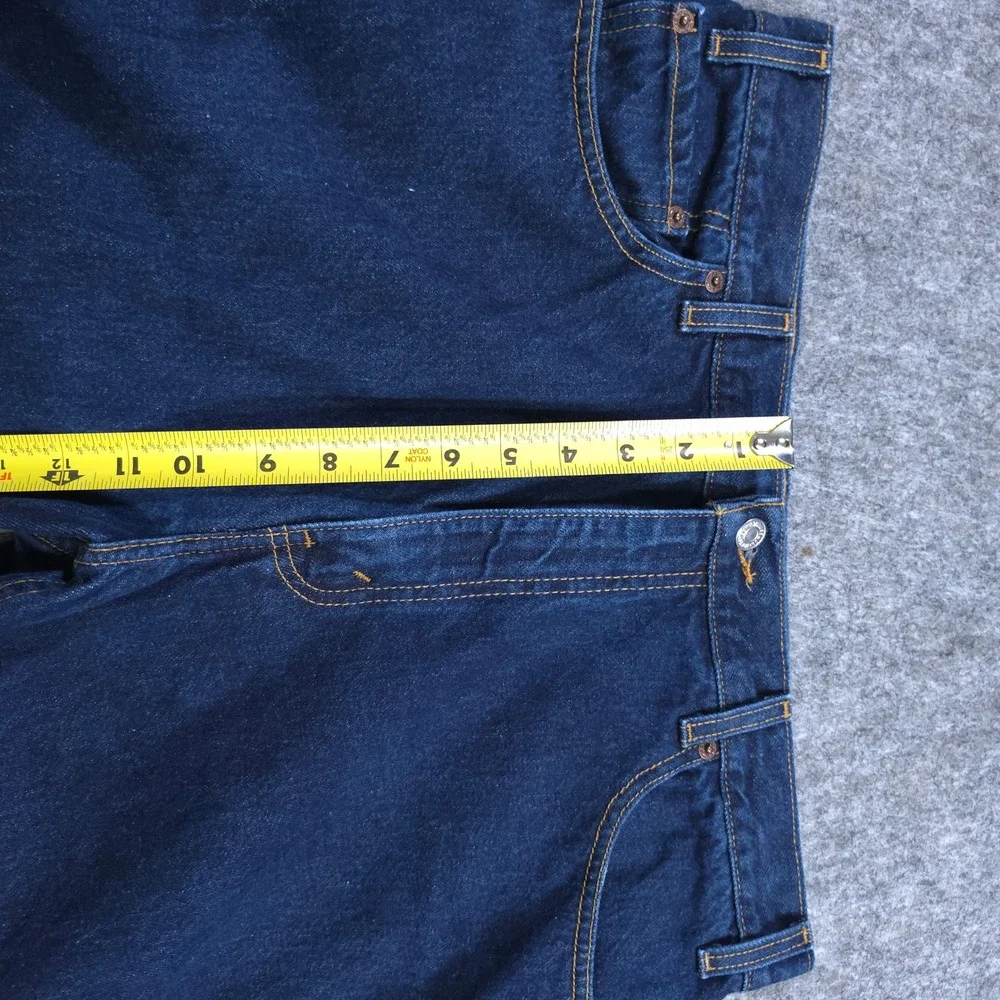 Vintage Levi's‎ Mens Regular Straight Leg Jeans Dark Wash Indigo Blue 36x30 y2k